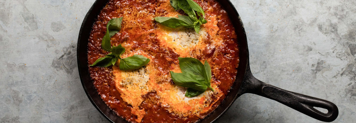 Eggs in Purgatory - Roccbox . Gozney recipe poster image