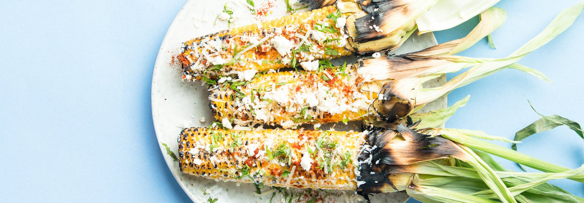 Elotes (Mexican Corn on the Cob) - Roccbox . Gozney recipe poster image