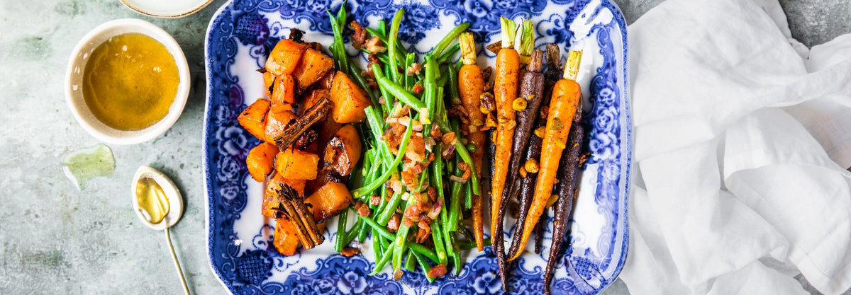 Veg Trio Recipe - Gozney . Roccbox recipe poster image