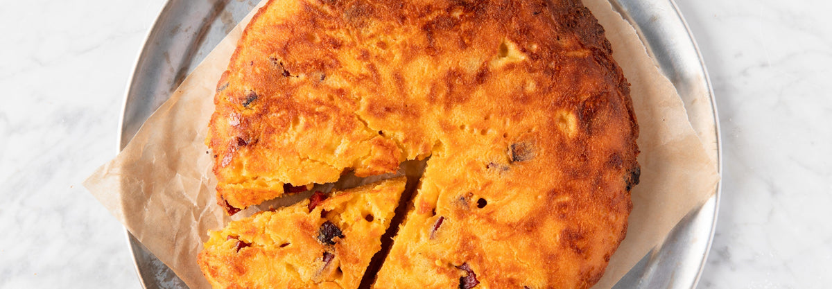Cornbread with Chorizo & Manchego