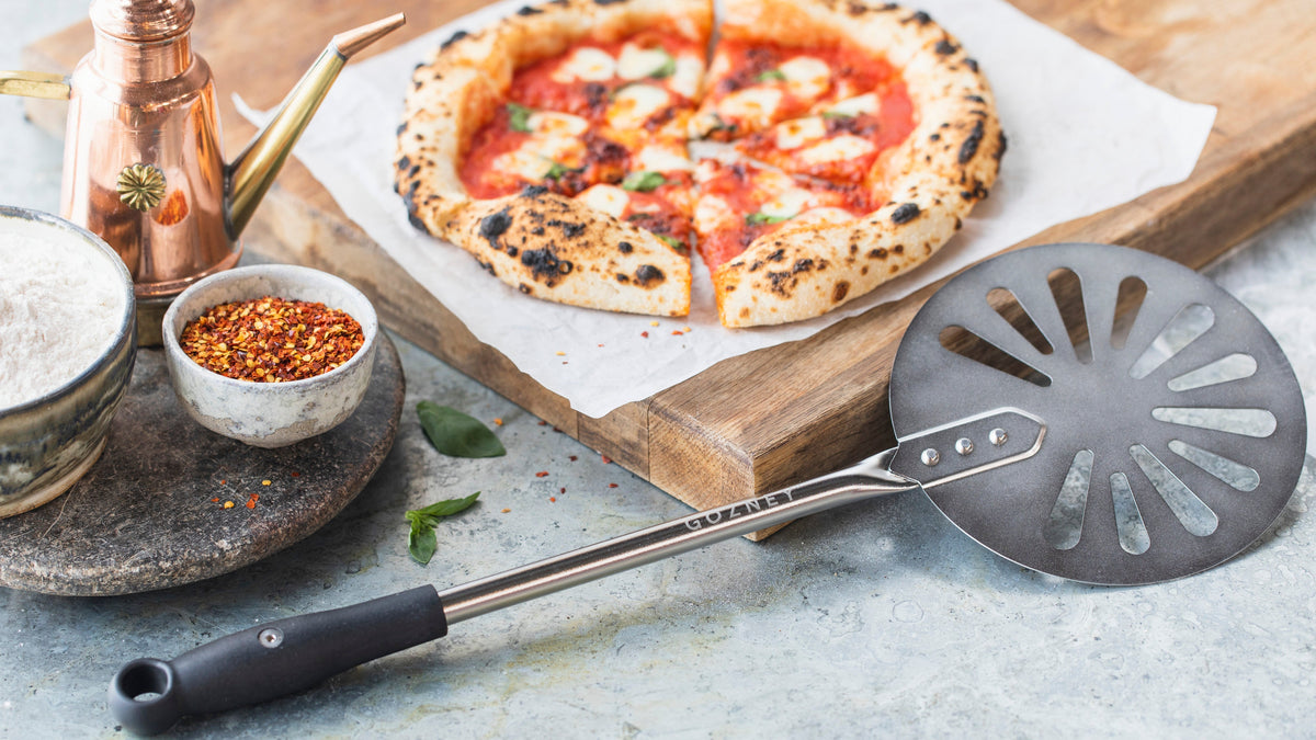 What is a pizza peel - Gozney . Roccbox recipe poster image