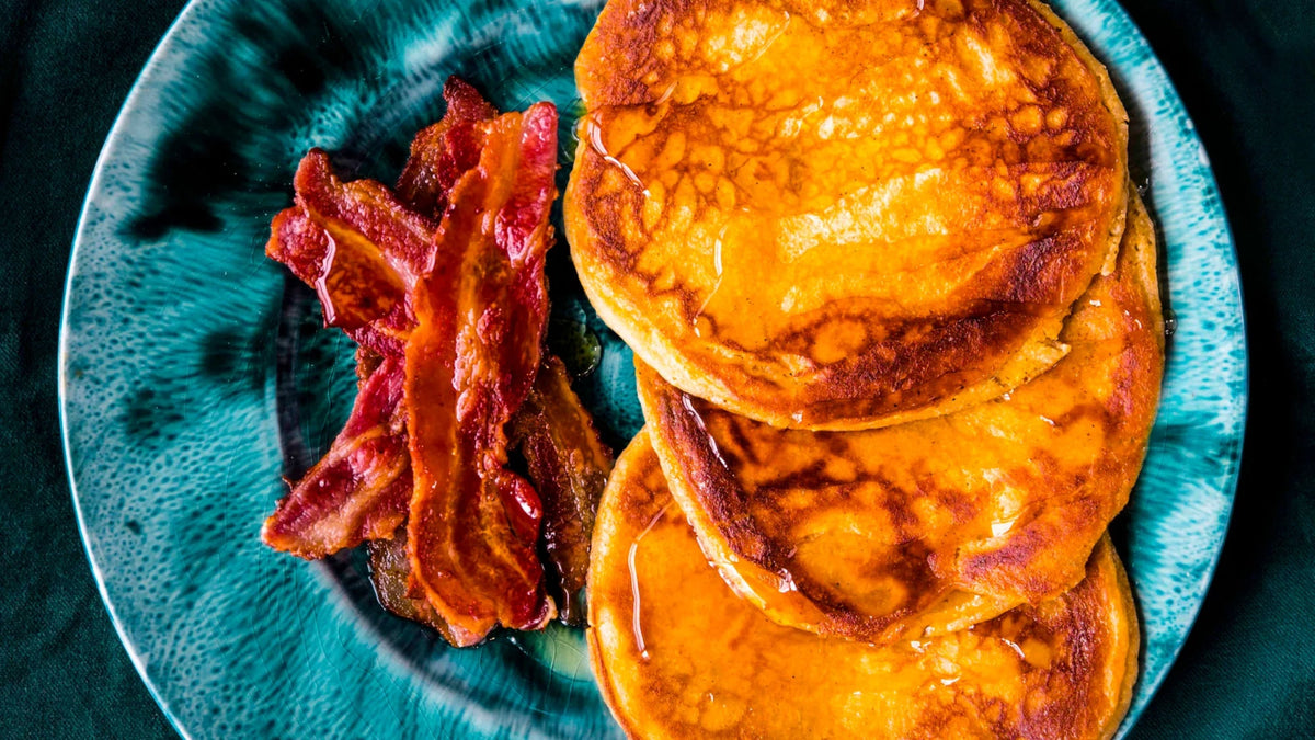American-Style Pancakes recipe poster image