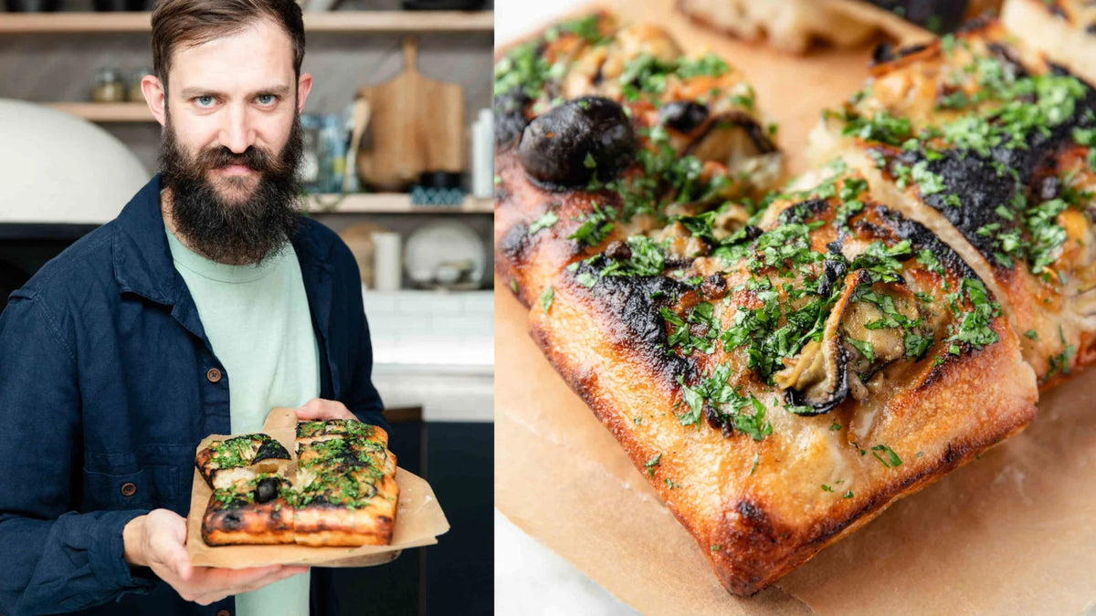 Oyster & Bone Marrow Detroit Style Pizza
