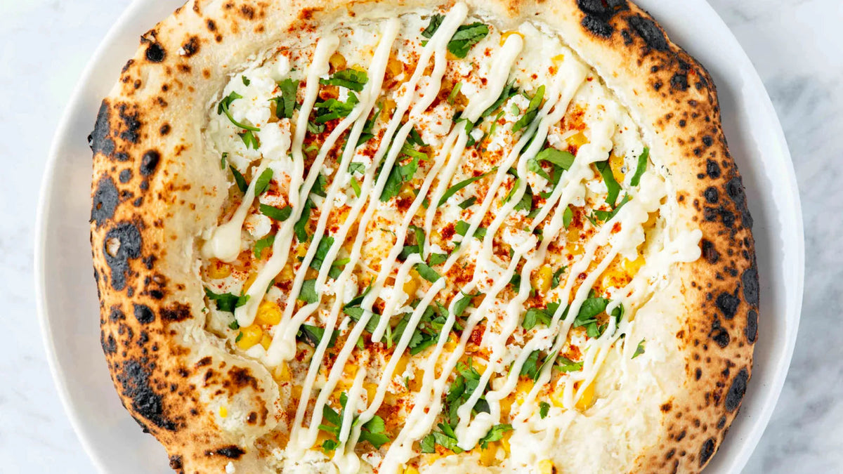 Elotes Pizza recipe poster image