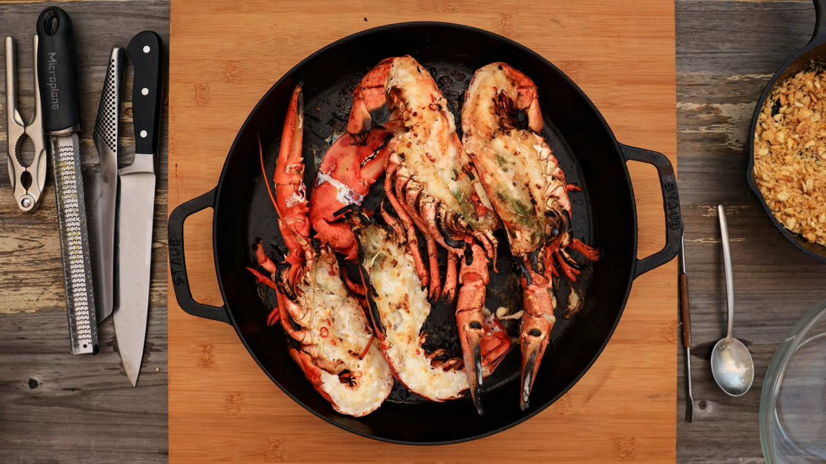 Lobster Rolls in Cast Iron recipe poster image