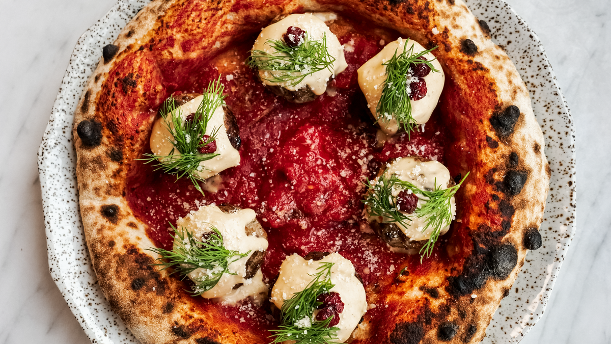Meatball Pizza Recipe recipe poster image