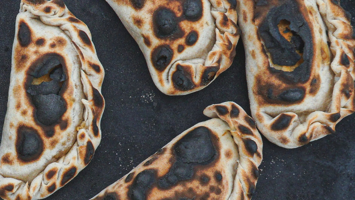 Four Welsh Rarebit & Beef Empanadas recipe poster image