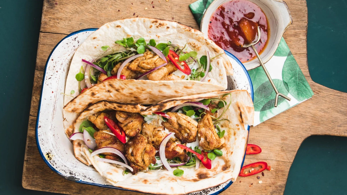 Chicken Roti Wrap recipe poster image